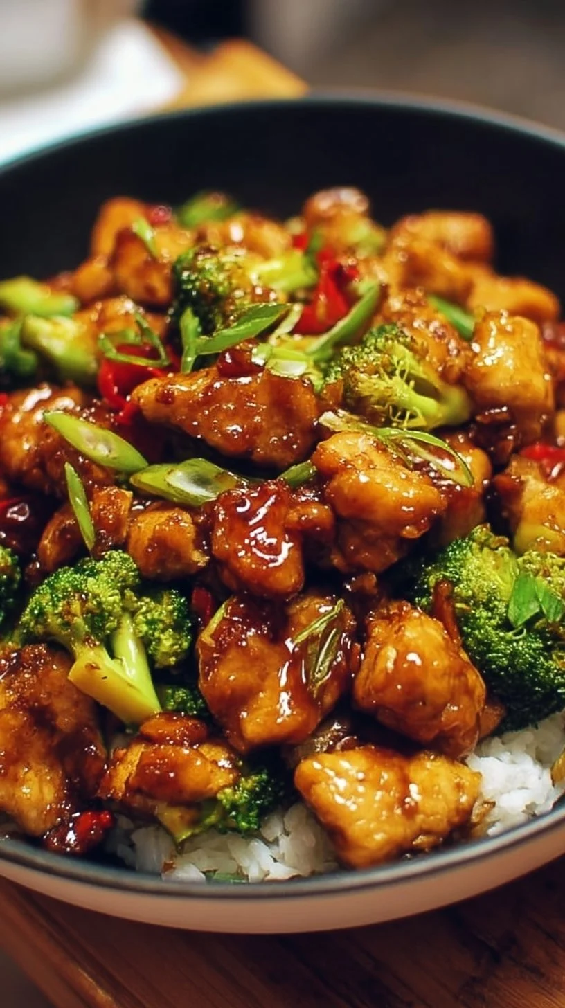 Delicious Chicken Broccoli Stir Fry served in a vibrant bowl with fresh vegetables