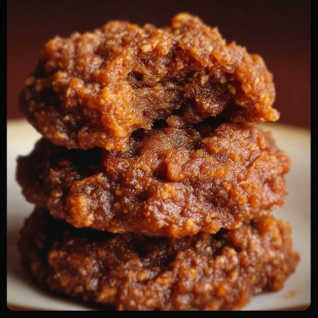 Delicious pumpkin spice no bake cookies arranged on a plate