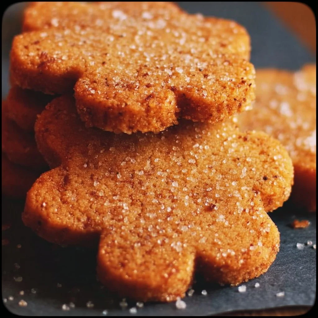 Delicious pumpkin-spice sugar cookies ready for fall baking